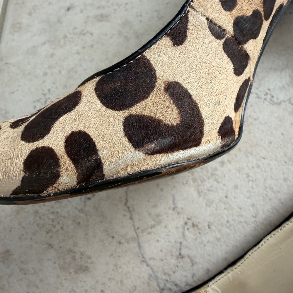 Max Studio Leopard Print Heels - Picture 3 of 6